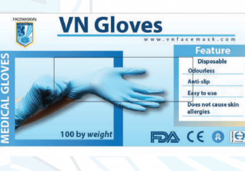 Gang tay Y tế không bột (Đạt tiêu chuẩn xuất khẩu)
